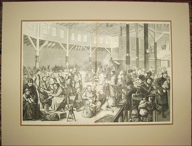 Arriving Mormon Converts - Castle Garden, NY